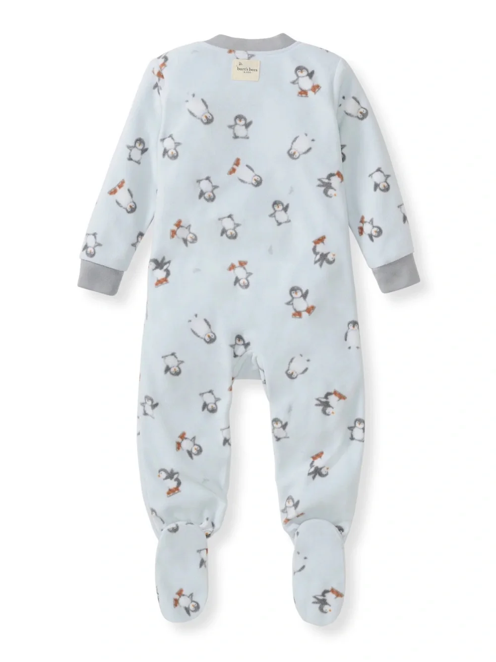 Burt’s Bees Toddler Penguins 🐧 On Ice 🧊 Micro-fleece Pajamas 5T
